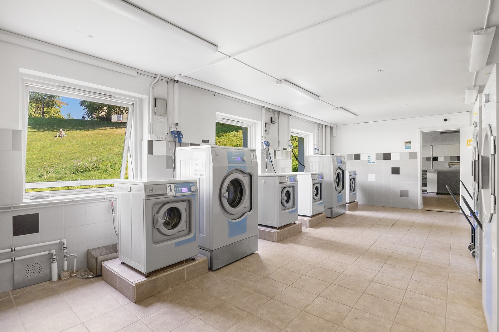 Fellesvaskeri for beboerne i borettslaget Galleribilde