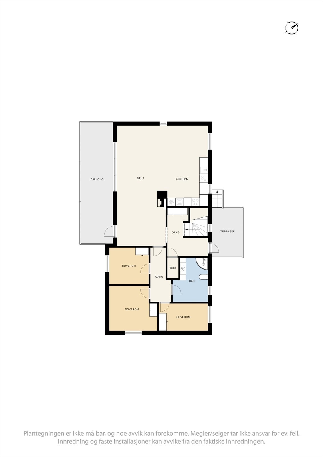 Plantegning 1. etasje. Galleribilde