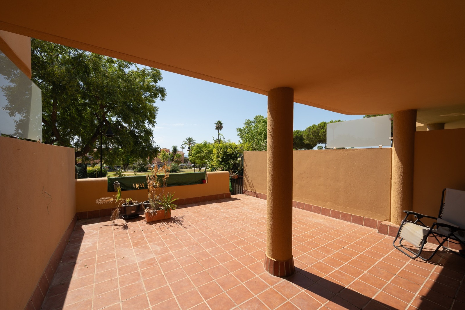 Terrassen er delvis overbygd Galleribilde