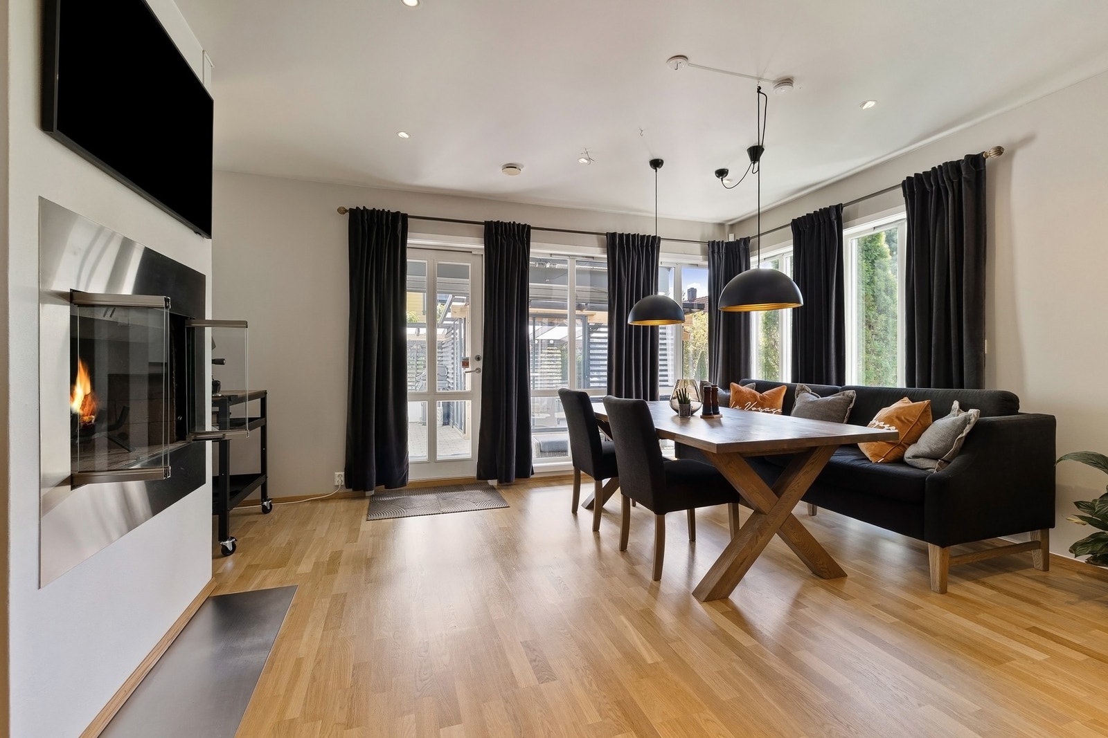 Her er det ett hyggelig sted for måltider og hverdagsprat. Galleribilde