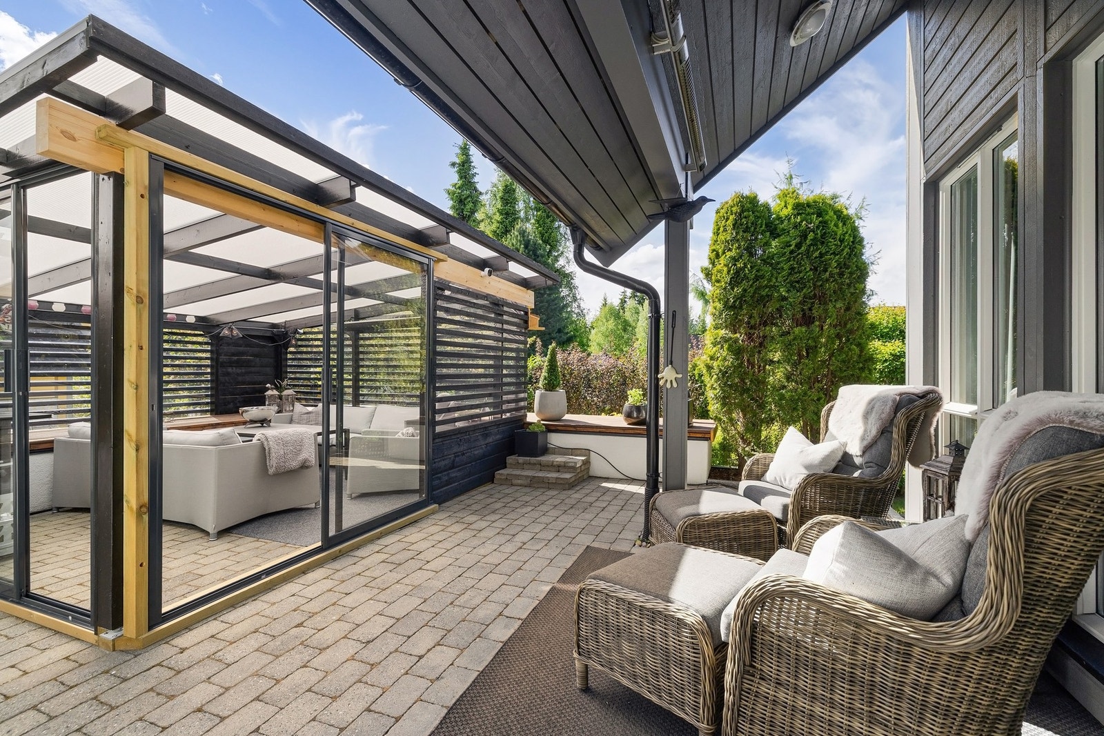 Uteområdet har flere soner. Galleribilde