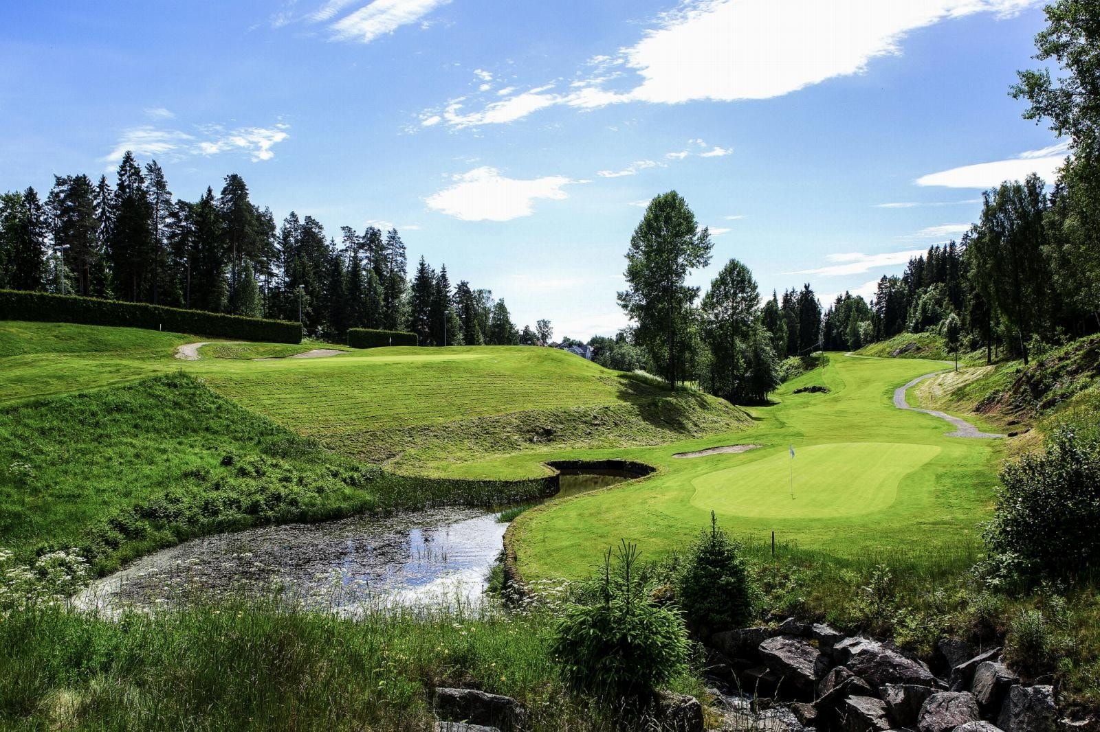 Golfbanen er like i nærheten Galleribilde