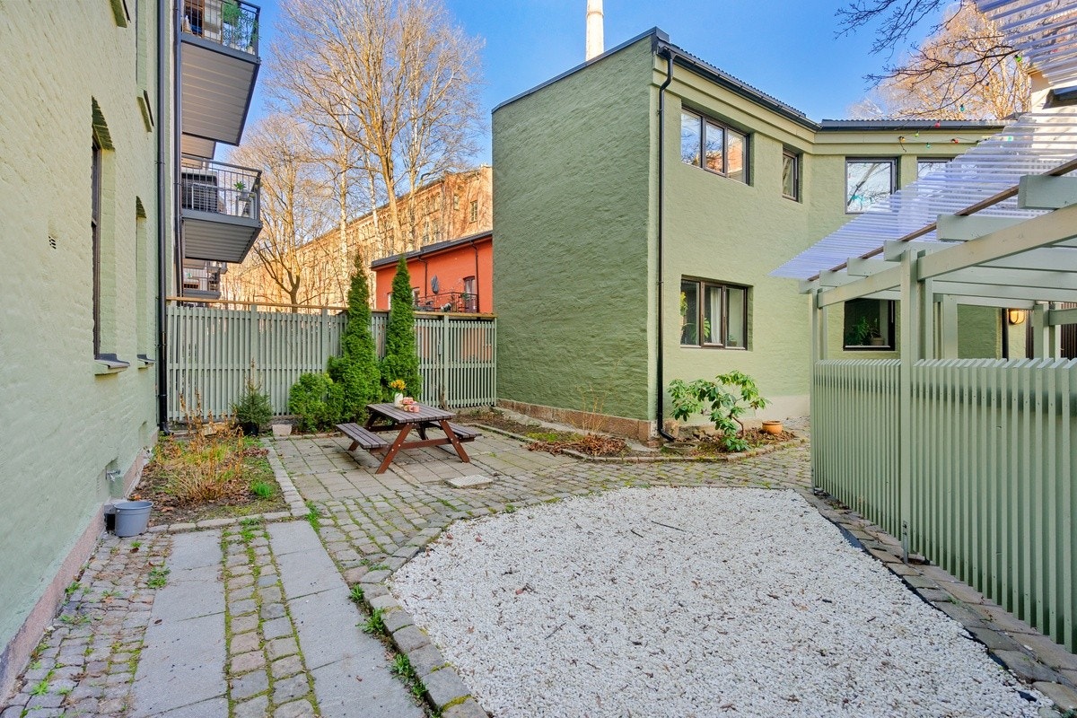 Bakgård Galleribilde