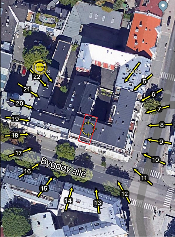 Nydelige solforhold i leiligheten. Galleribilde