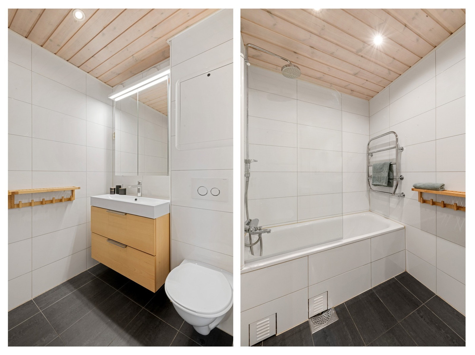 Bad/WC, ca 5 m². Oppusset 2010. Galleribilde