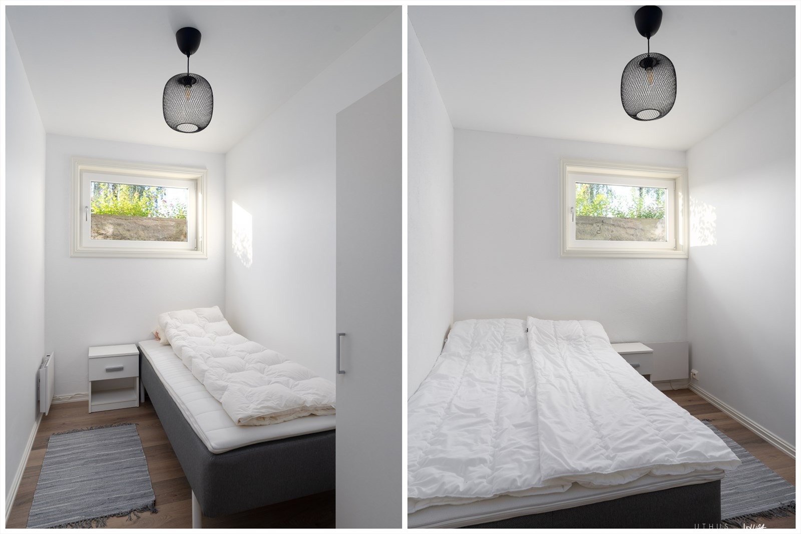 Lysmalte rom i kjeller. Galleribilde