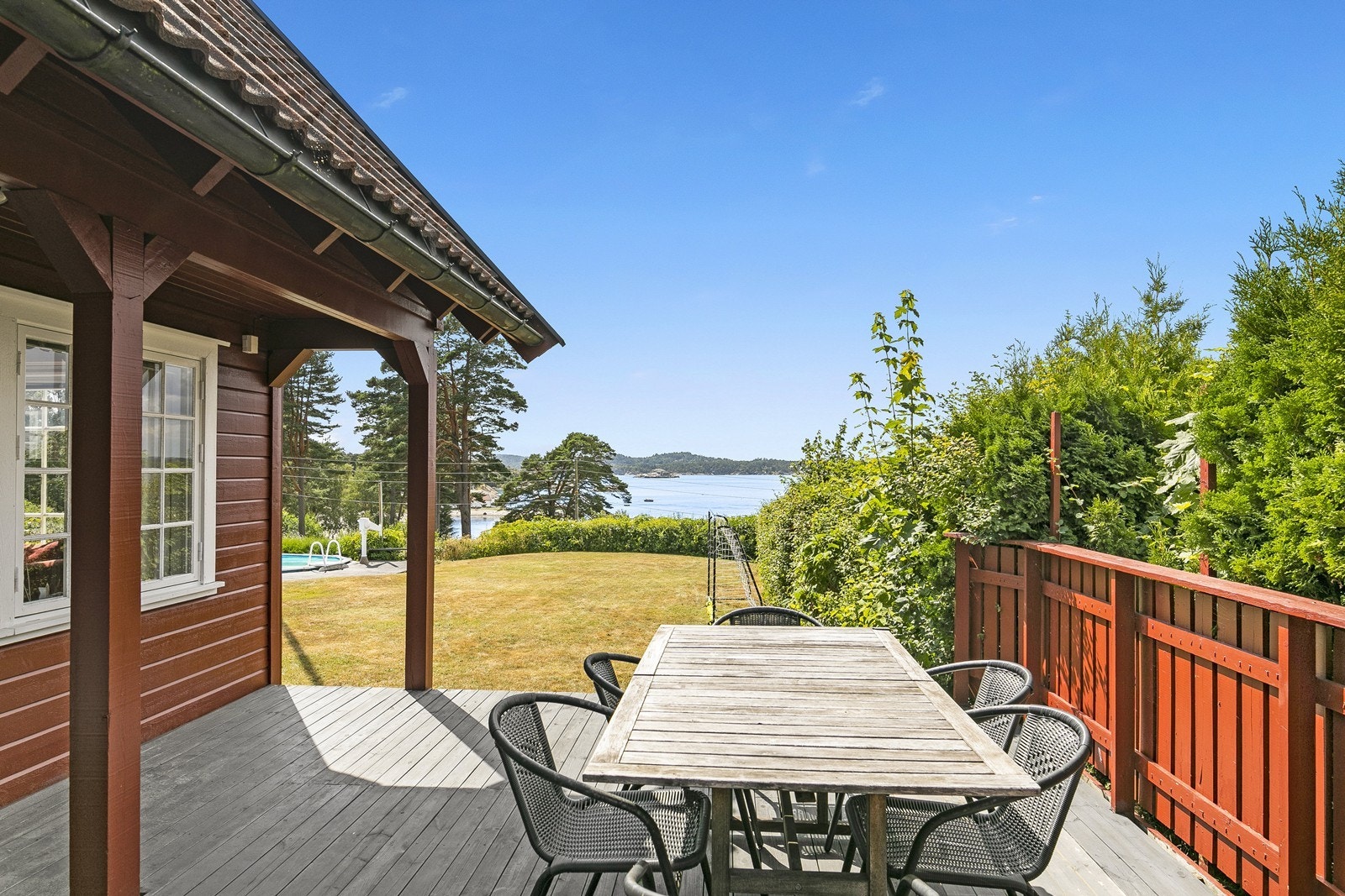 Terrassen for delen mot nord Galleribilde