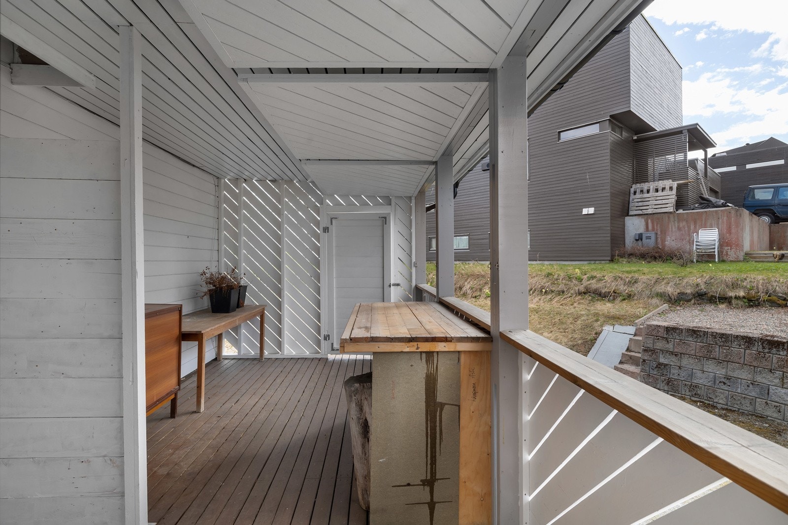 Inngangspartiet er overbygget Galleribilde