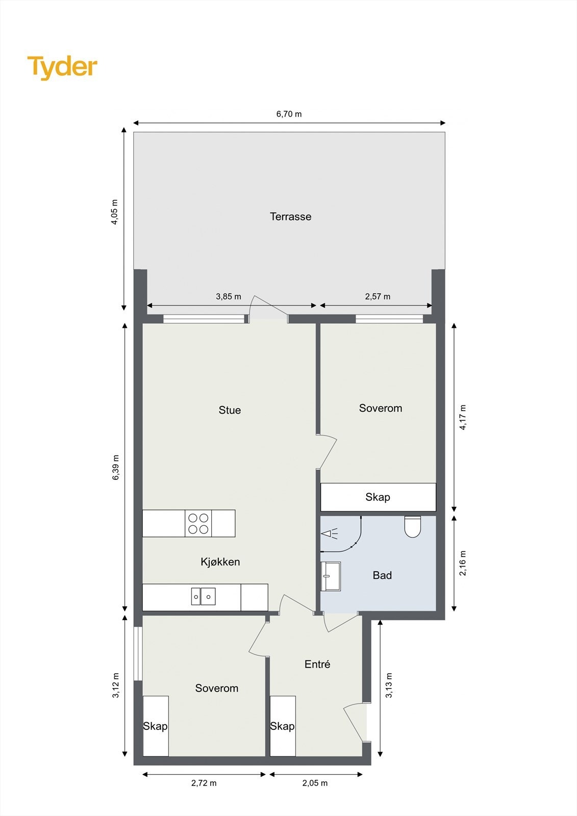 Plantegning. Galleribilde