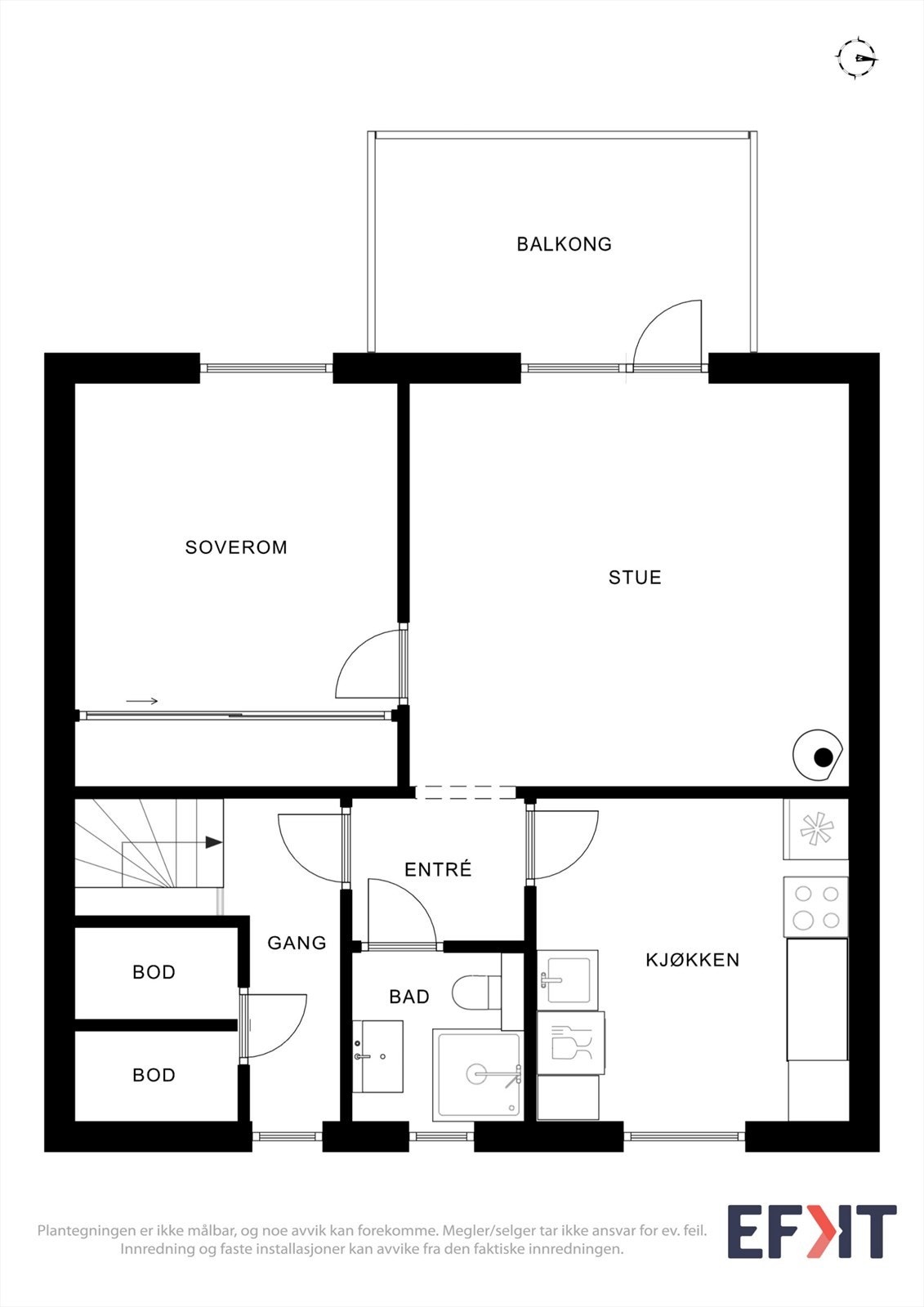 Plantegning Galleribilde