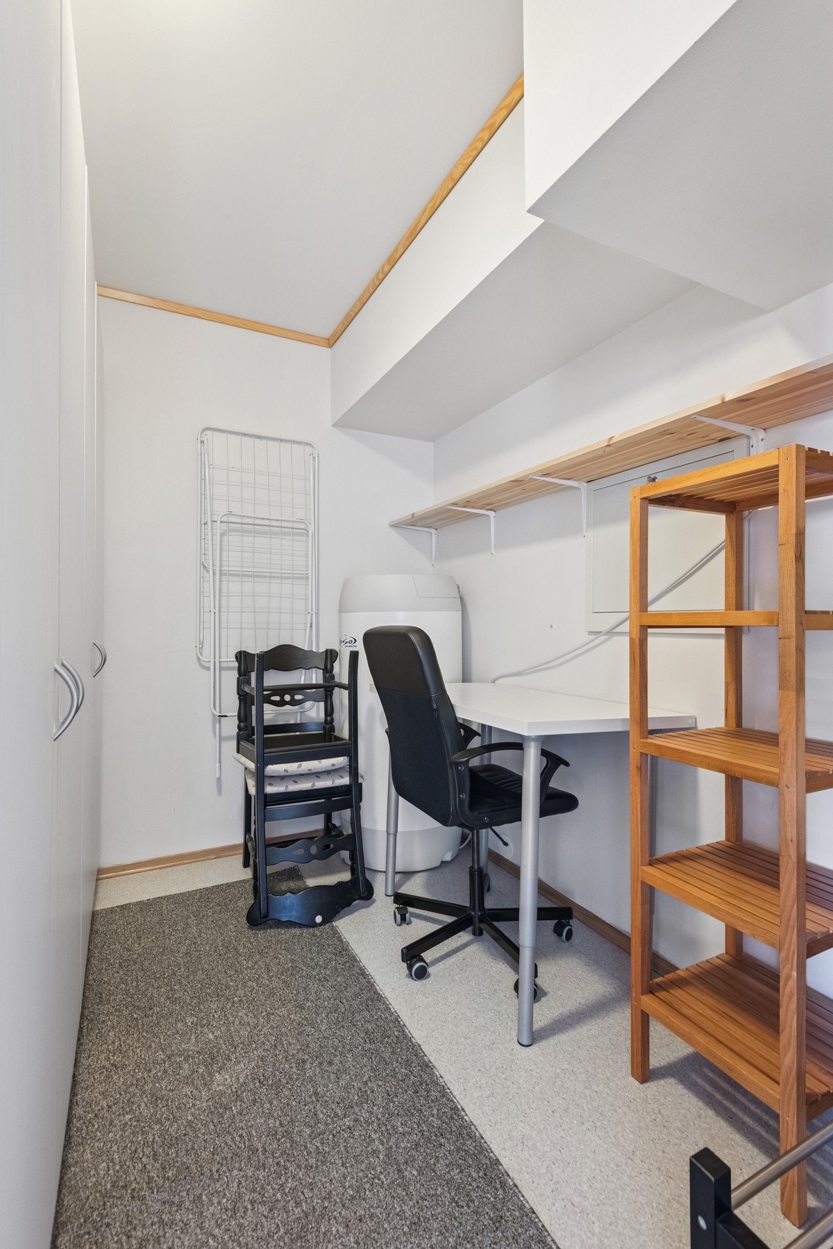 Innvendig og utvendig bod gir god lagringsplass. Galleribilde