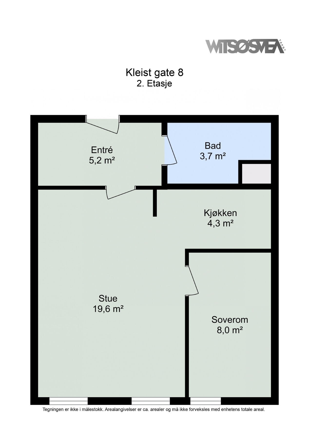 Planskisse 2 etasje Galleribilde