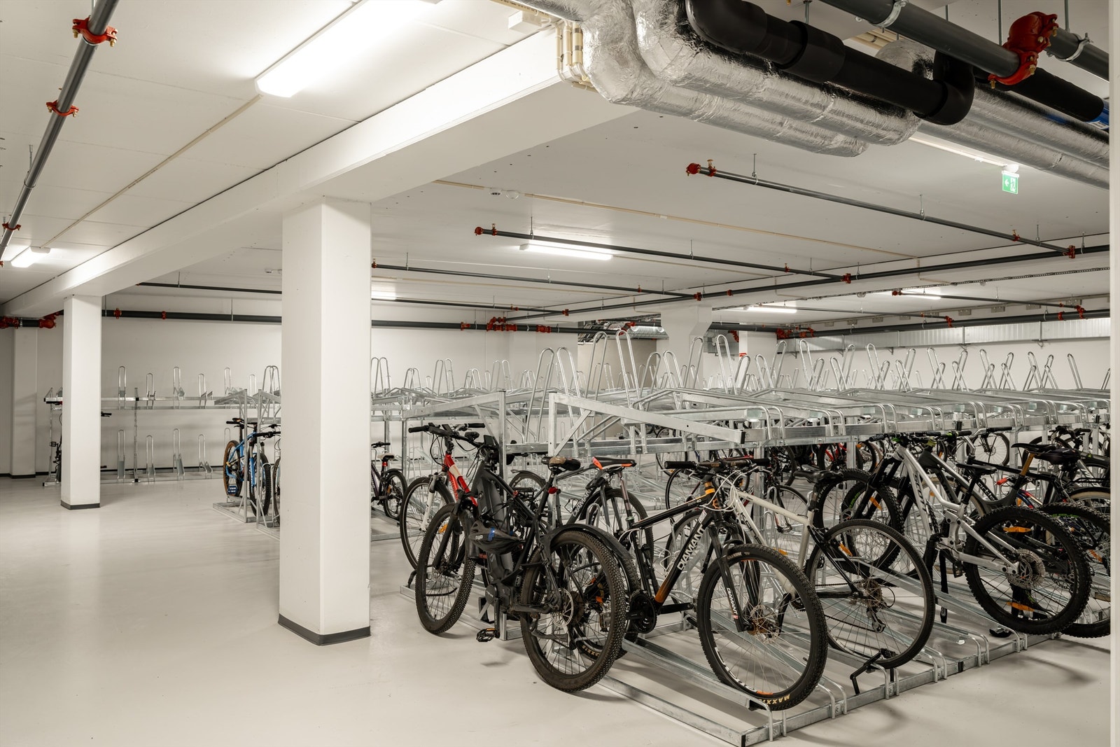Sykkelparkering er felles for alle beboere. Galleribilde