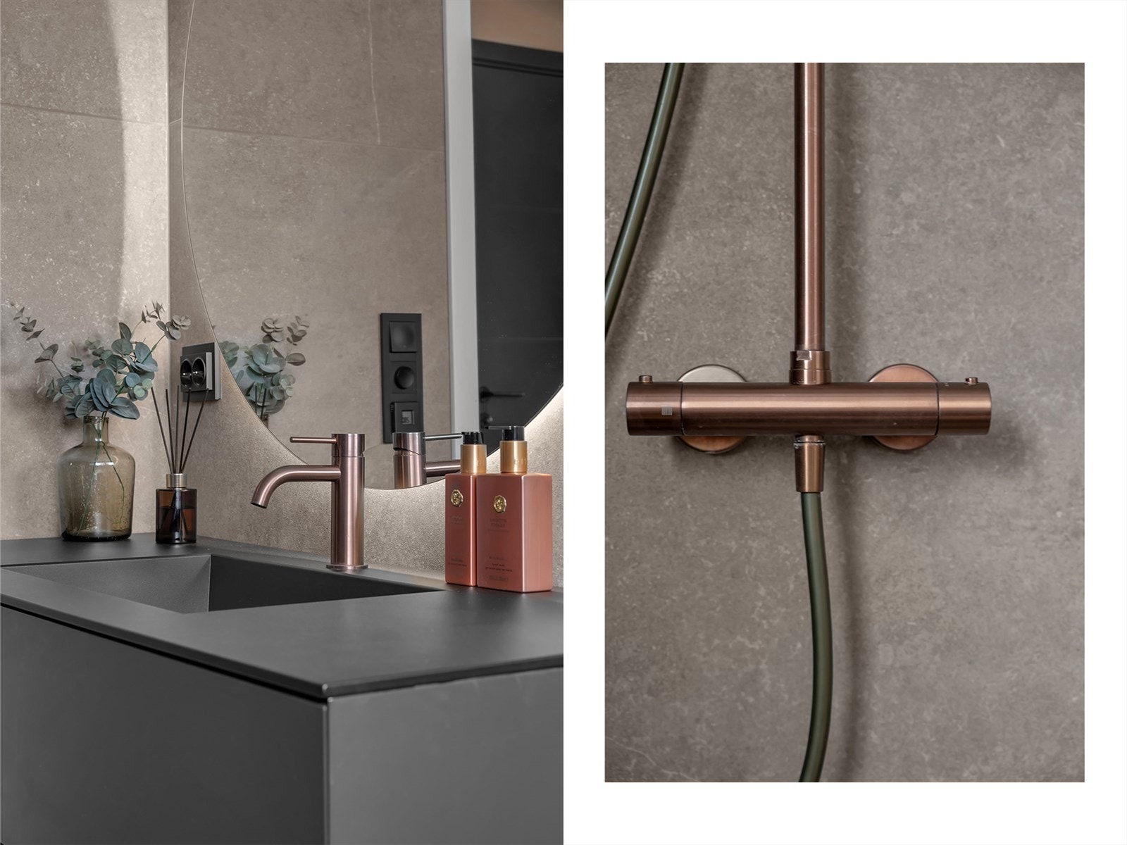 Detaljer baderom Galleribilde