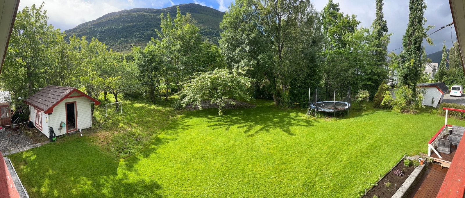 Sett fra balkong på loft Galleribilde