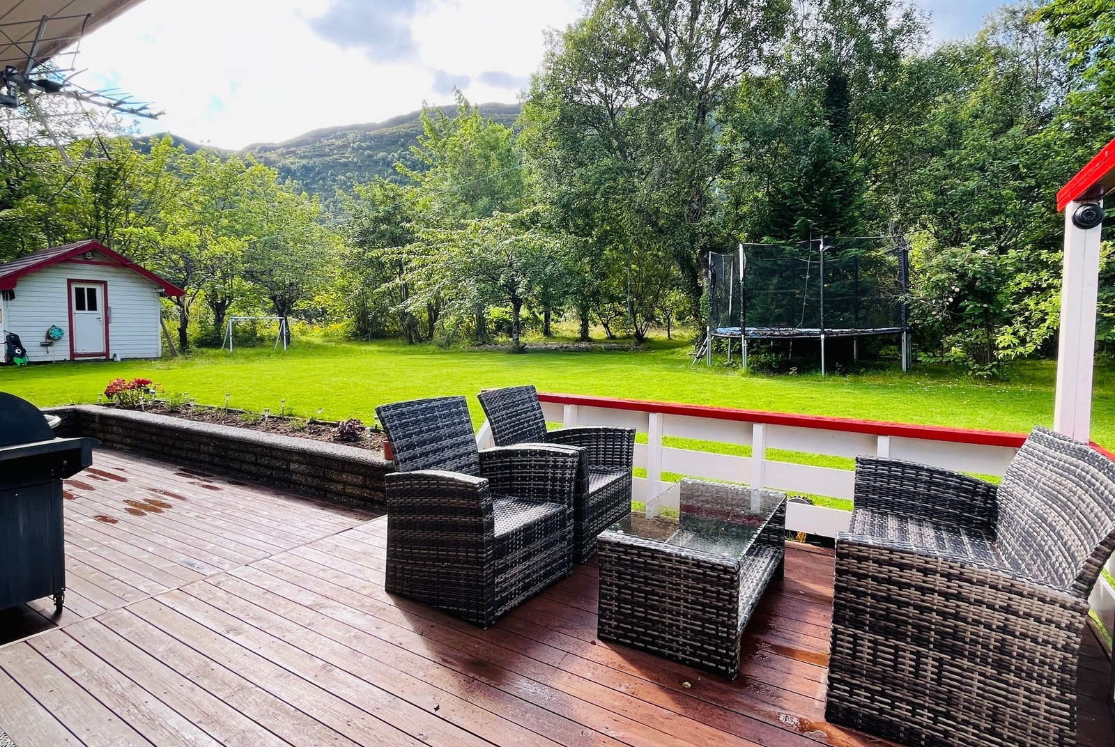 Stor terrasse Galleribilde