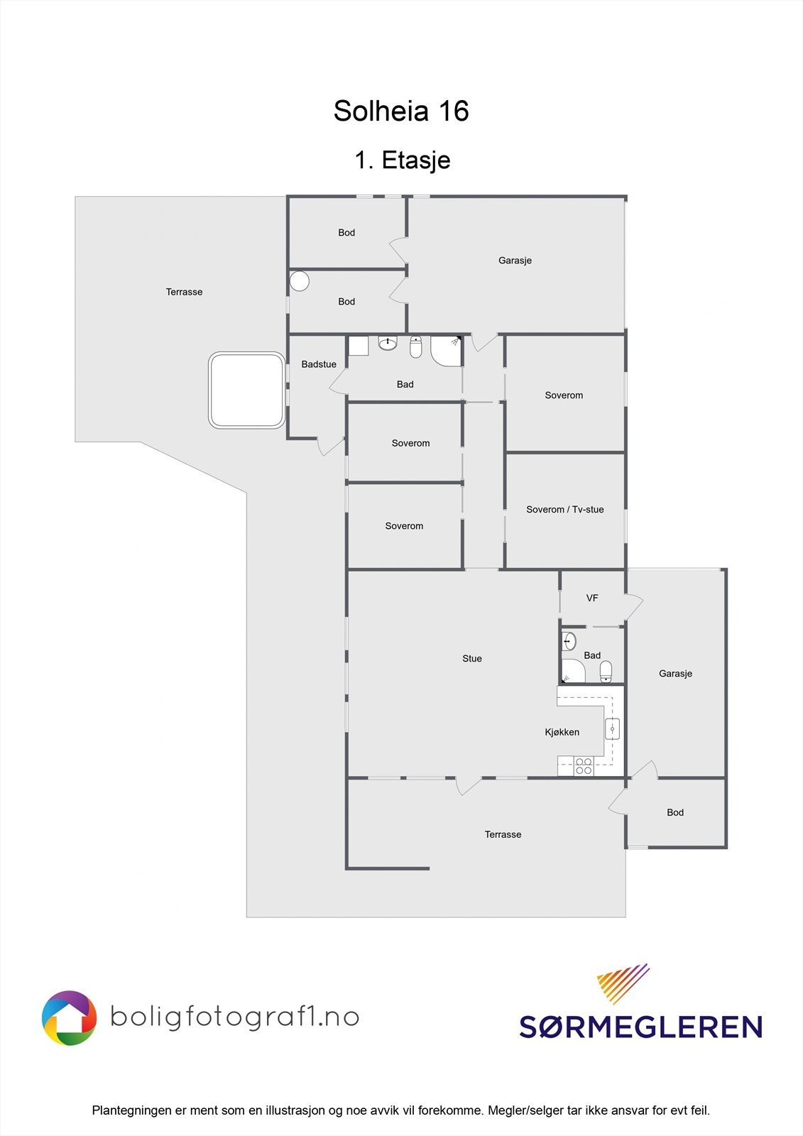 Plantegning Galleribilde