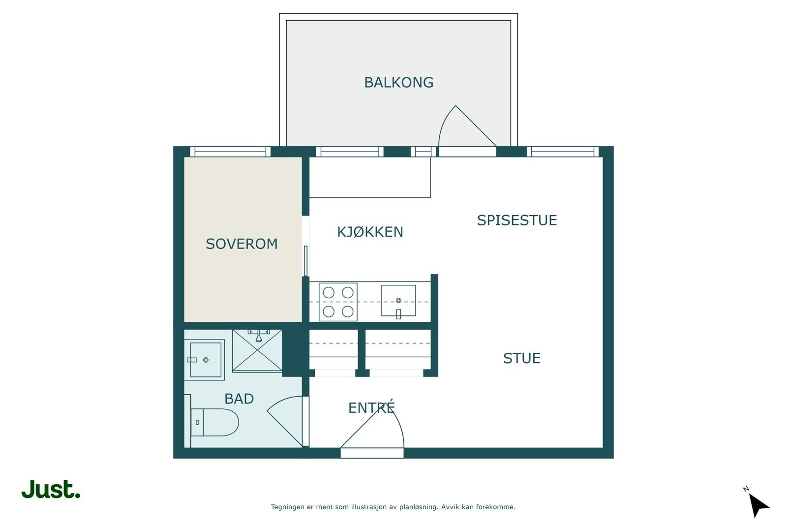 Planskisse Galleribilde