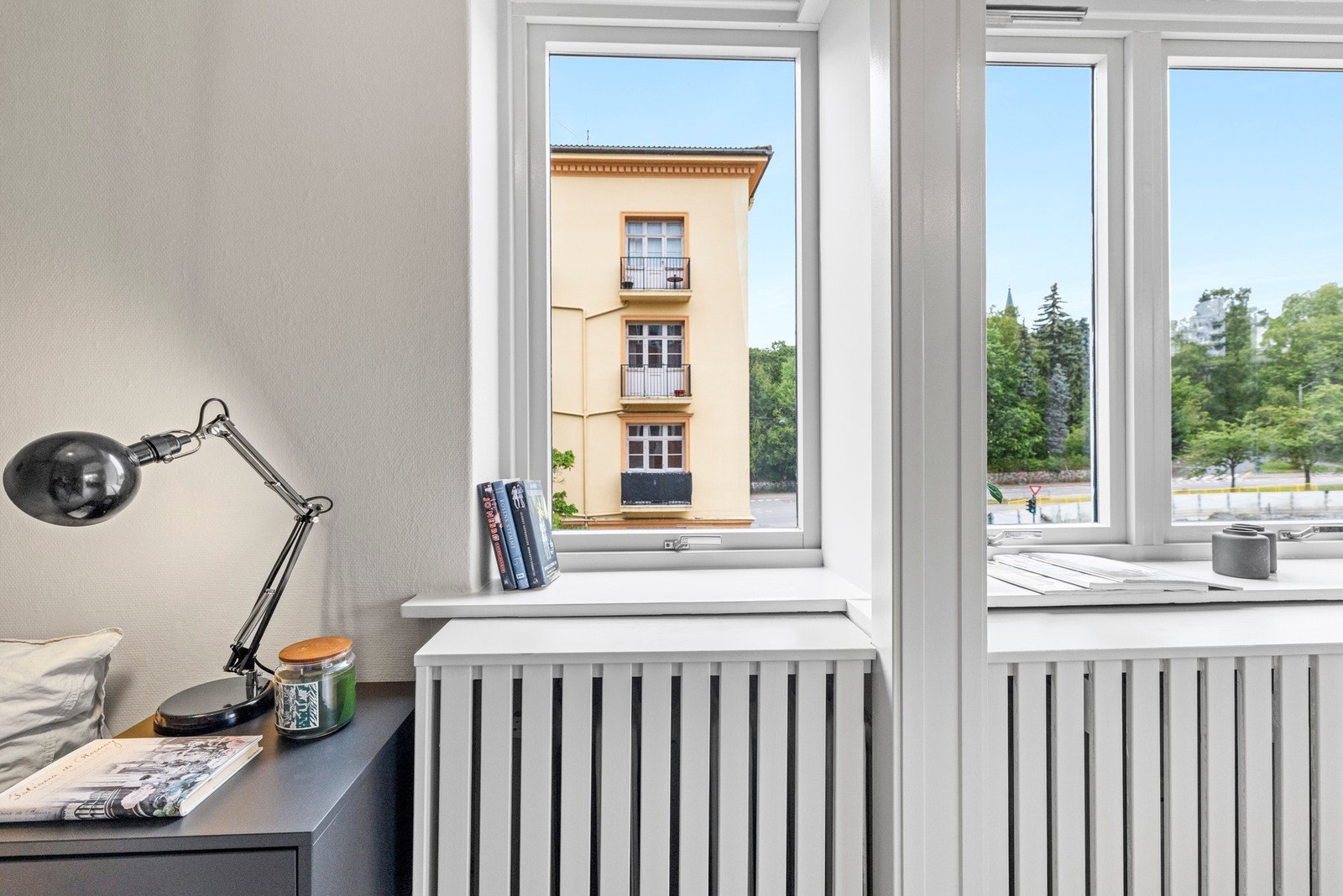 Oppvarming og varmtvann er også inkludert i fellesutgiftene som gir forutsigbare utgifter. Galleribilde