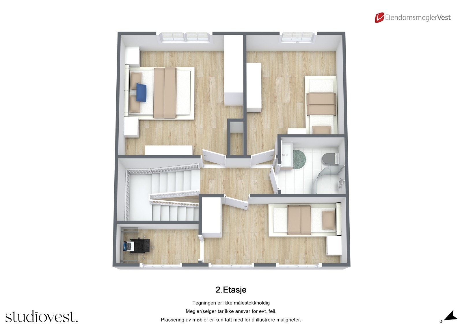 Planskisse Galleribilde