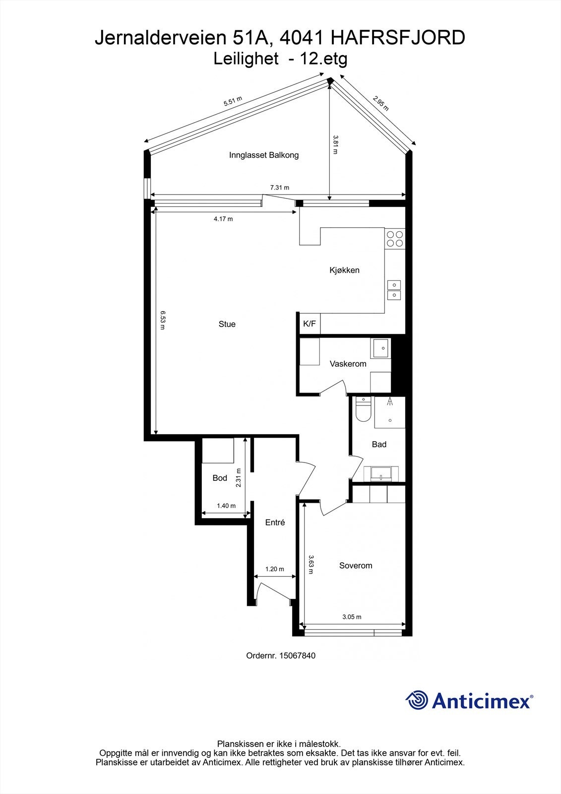 Plantegning Galleribilde