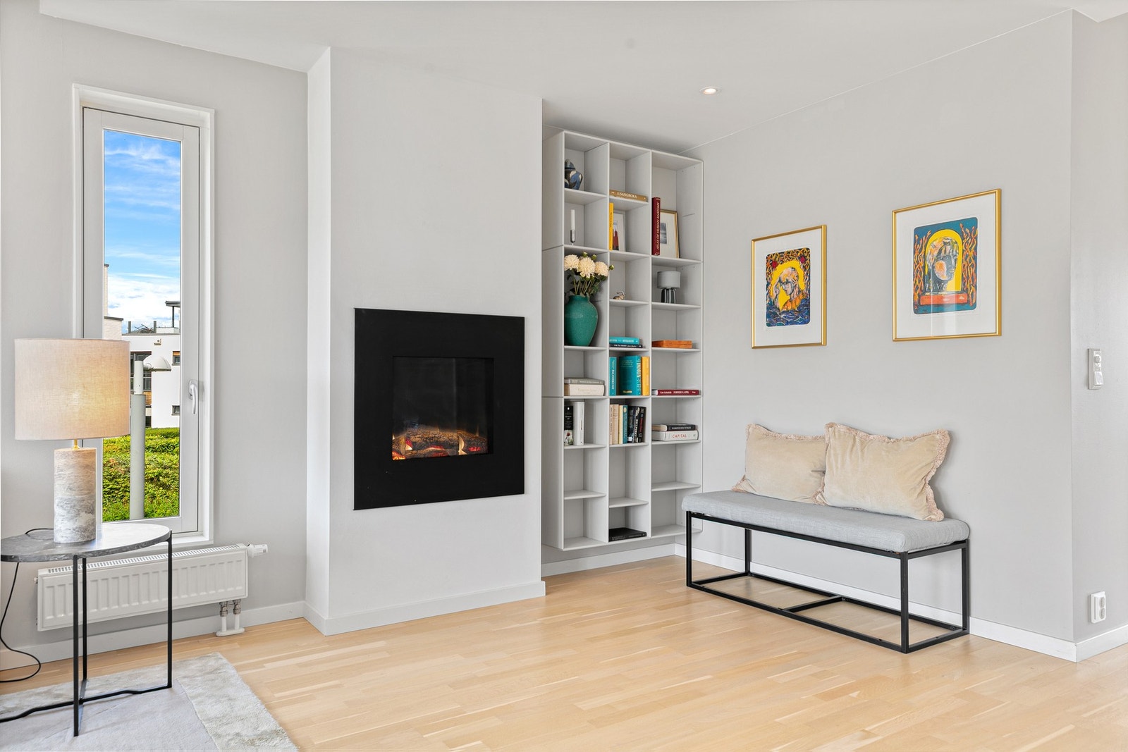 Gasspeisen tilfører ekstra funksjonalitet som varmekilde og skaper en lun stemning på kjølige dager. Galleribilde