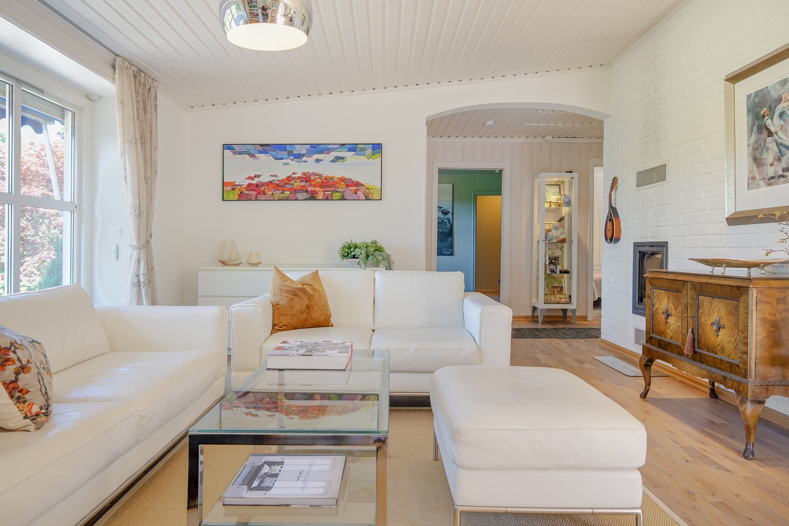 Fra stuen mot hall, Tv-stue og soveromsavdelingen. Galleribilde