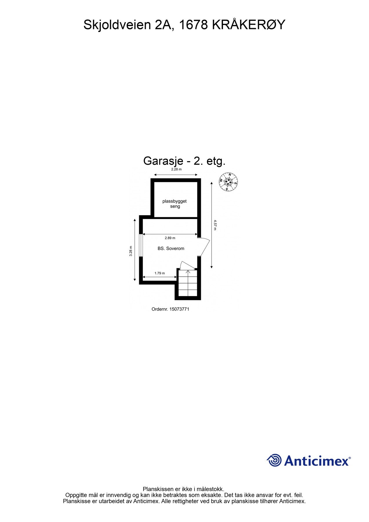 Garasjeloftet, detaljer kan avvike. Galleribilde