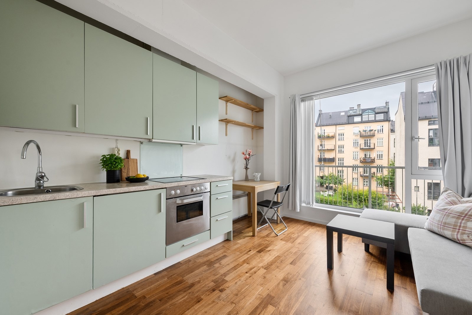 Hybelen er byggemeldt, godkjent for varig opphold, og kan fritt leies ut Galleribilde