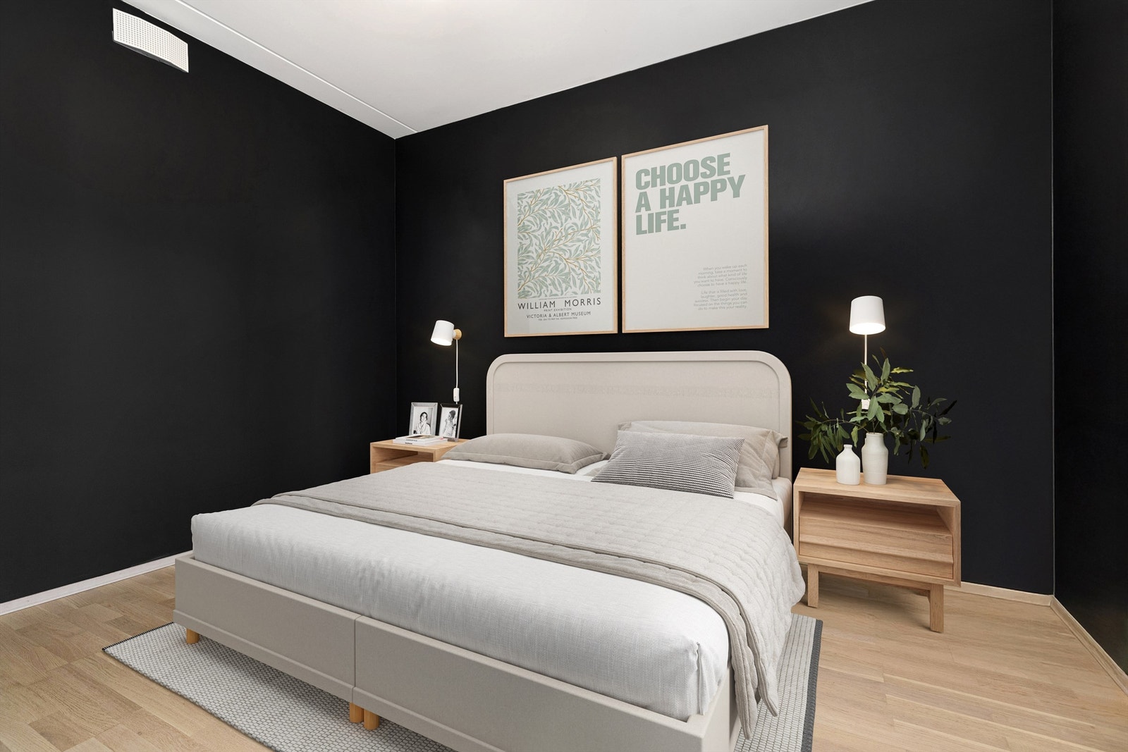 Illustrasjonsbilde soverom Galleribilde