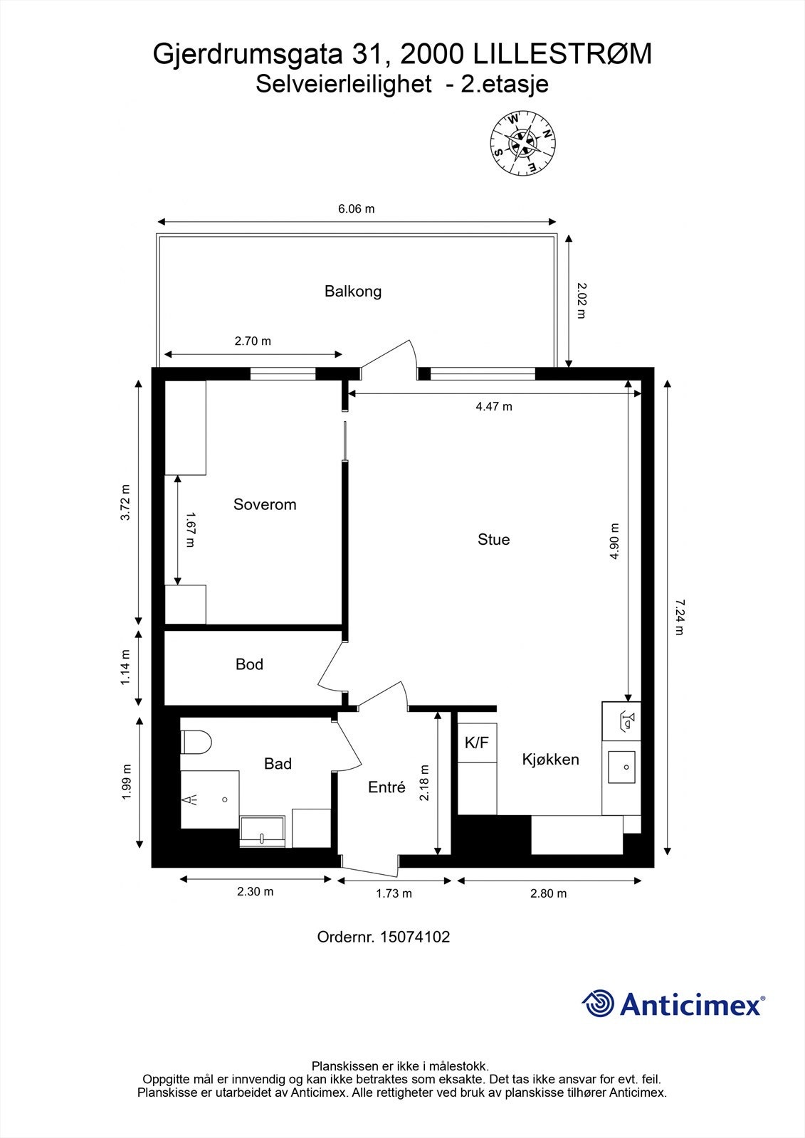 Plantegning Galleribilde