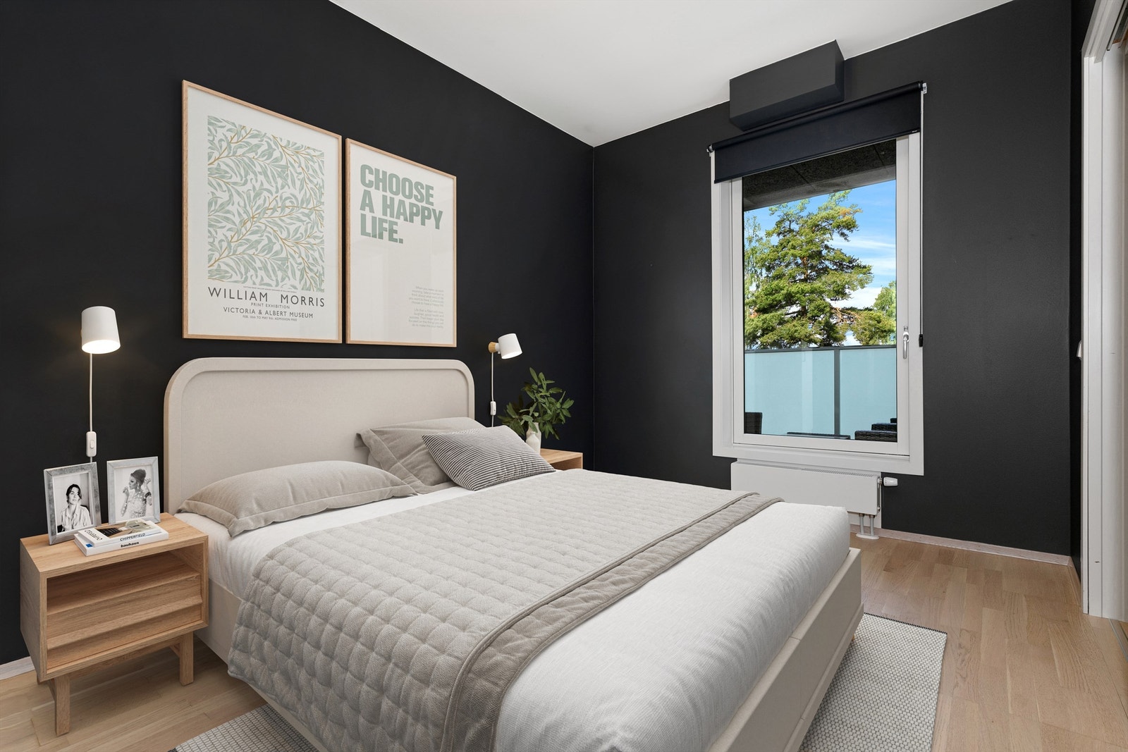 Illustrasjonsbilde soverom Galleribilde