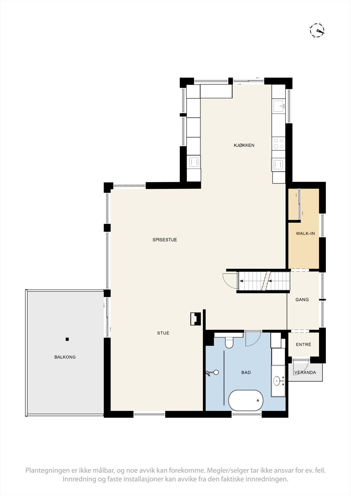 Planskisse - 1. etasje Galleribilde