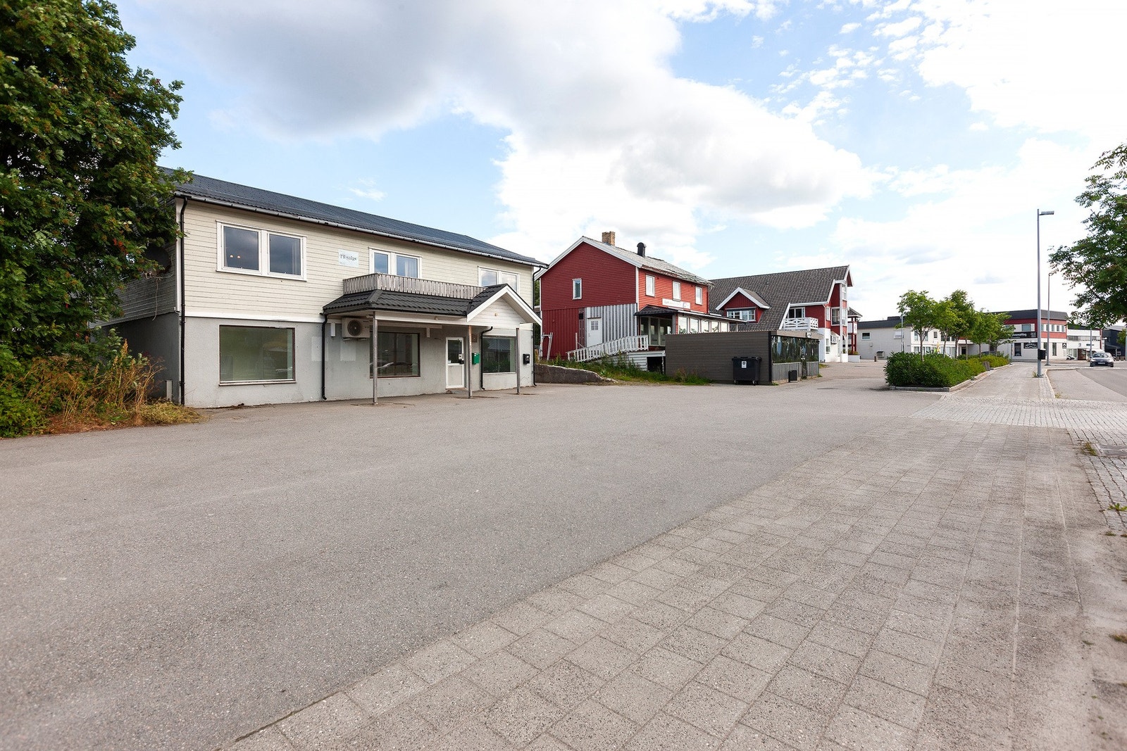 Boligens fasade er plassert ut mot Storgata Galleribilde