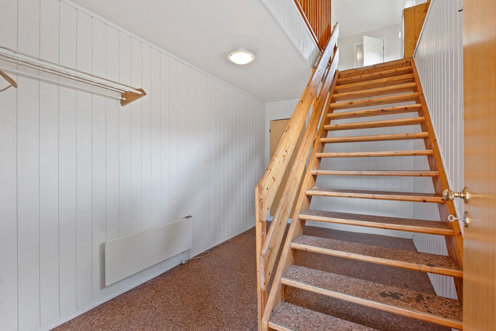 Trappoppgang til boligdelen Galleribilde