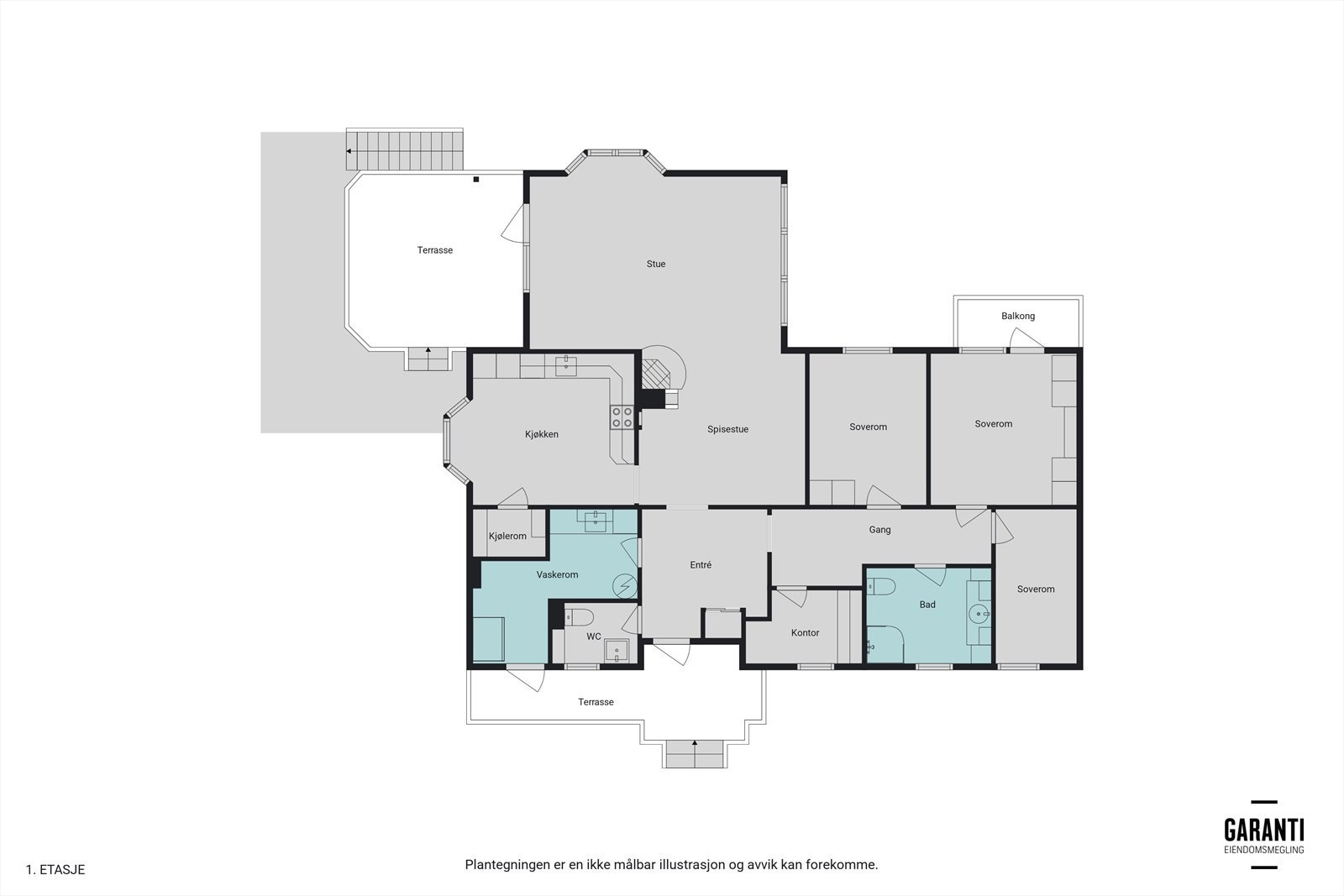 - Planteikning hovudetasjen - Galleribilde