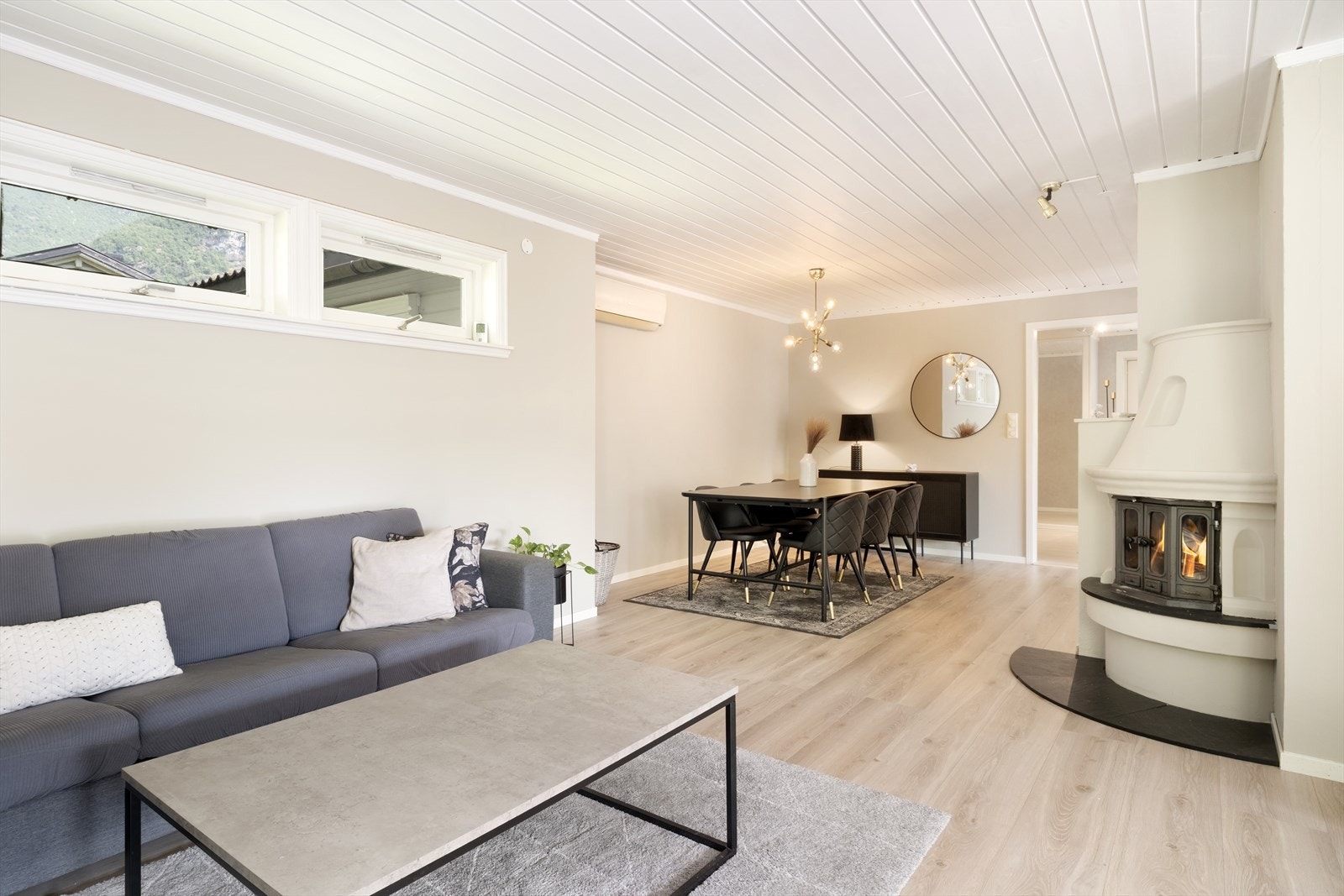 - Stova er naturleg inndelt i ulike soner - Galleribilde