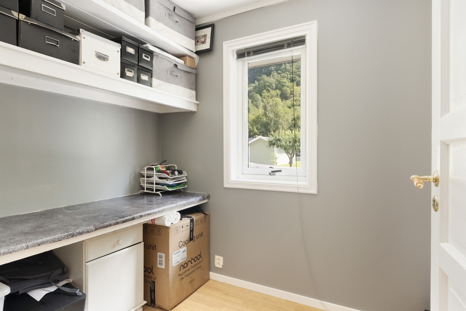 - Dette rommet blir i dag nytta som kontor - Galleribilde