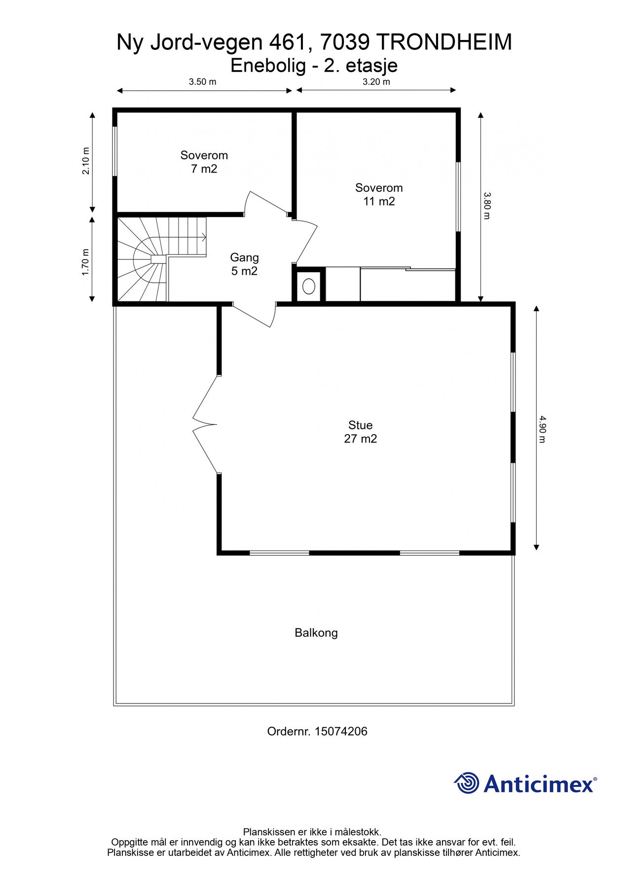 Plantegning - 2. etasje Galleribilde