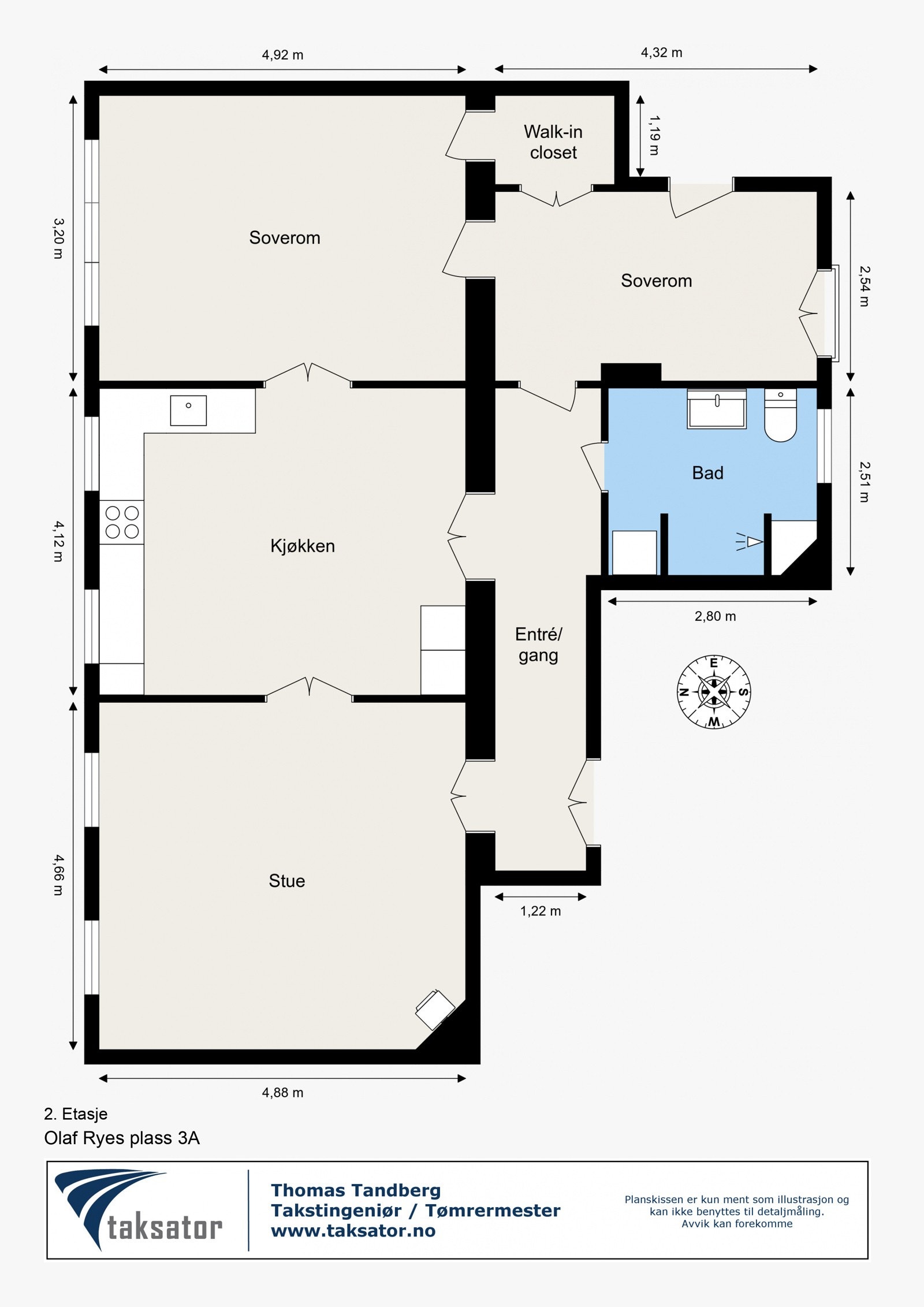 Plantegning. Galleribilde