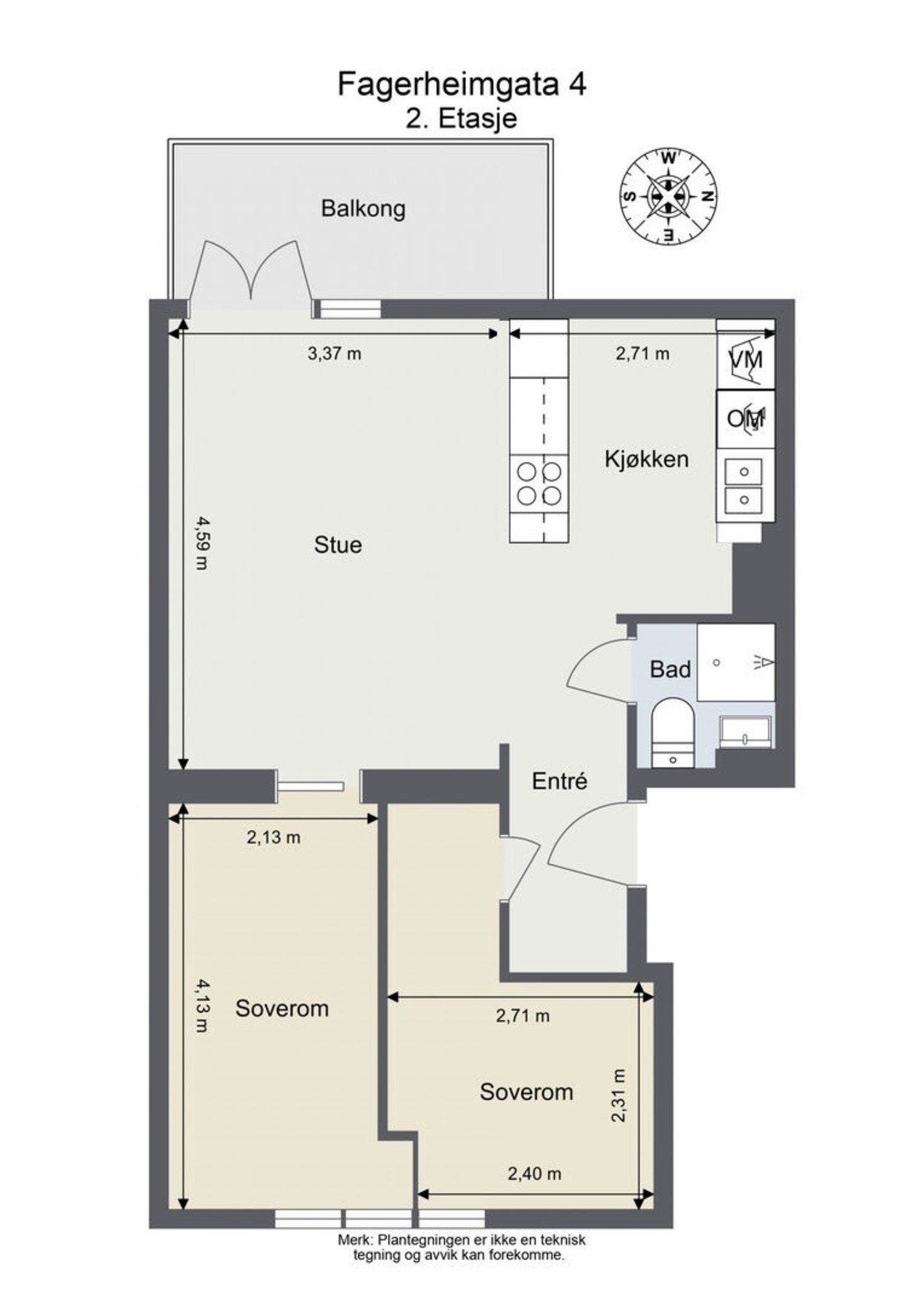 Alternativ planskisse. Galleribilde