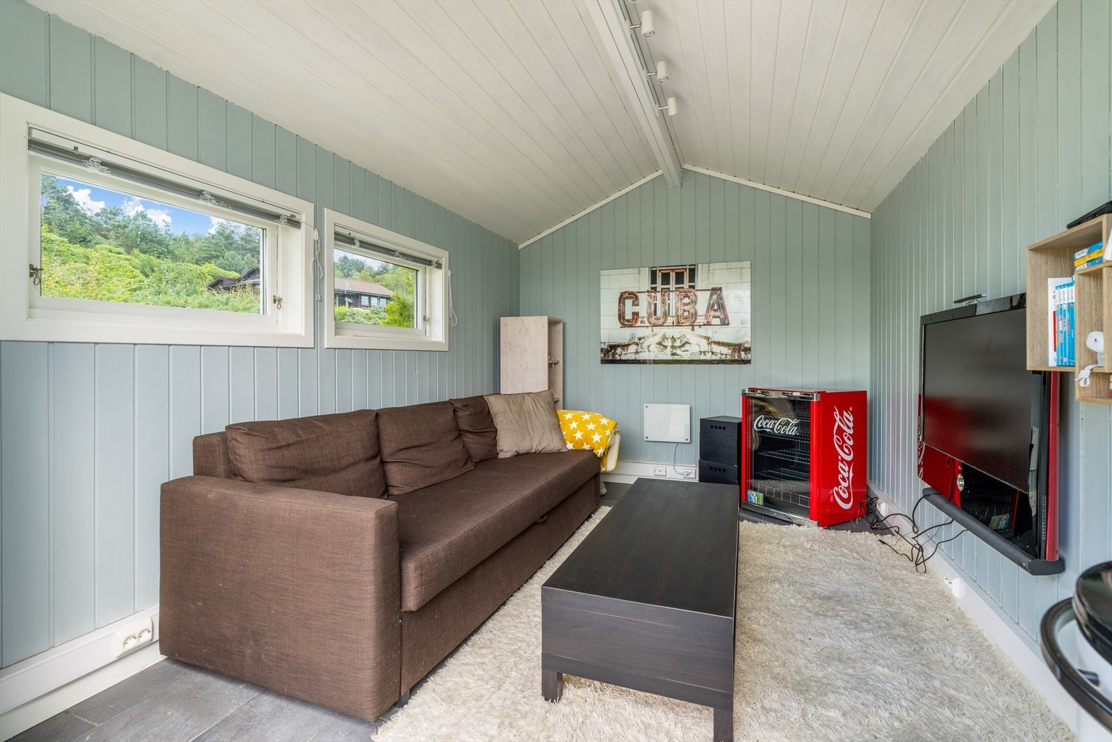 Dette er det ideelle stedet for dem som ønsker en rolig pause fra hytta, litt privat tid eller rett og slett et separat rom for gjester Galleribilde