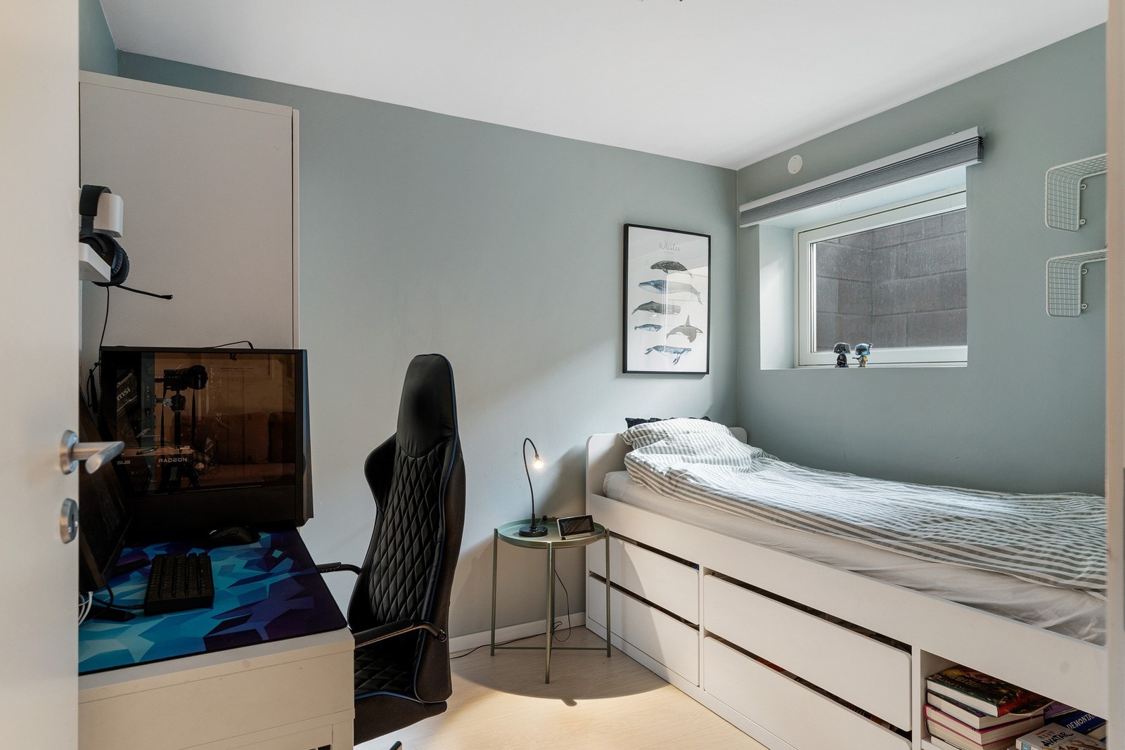 Soverom i kjelleretasjen på 6,5 kvm. Galleribilde