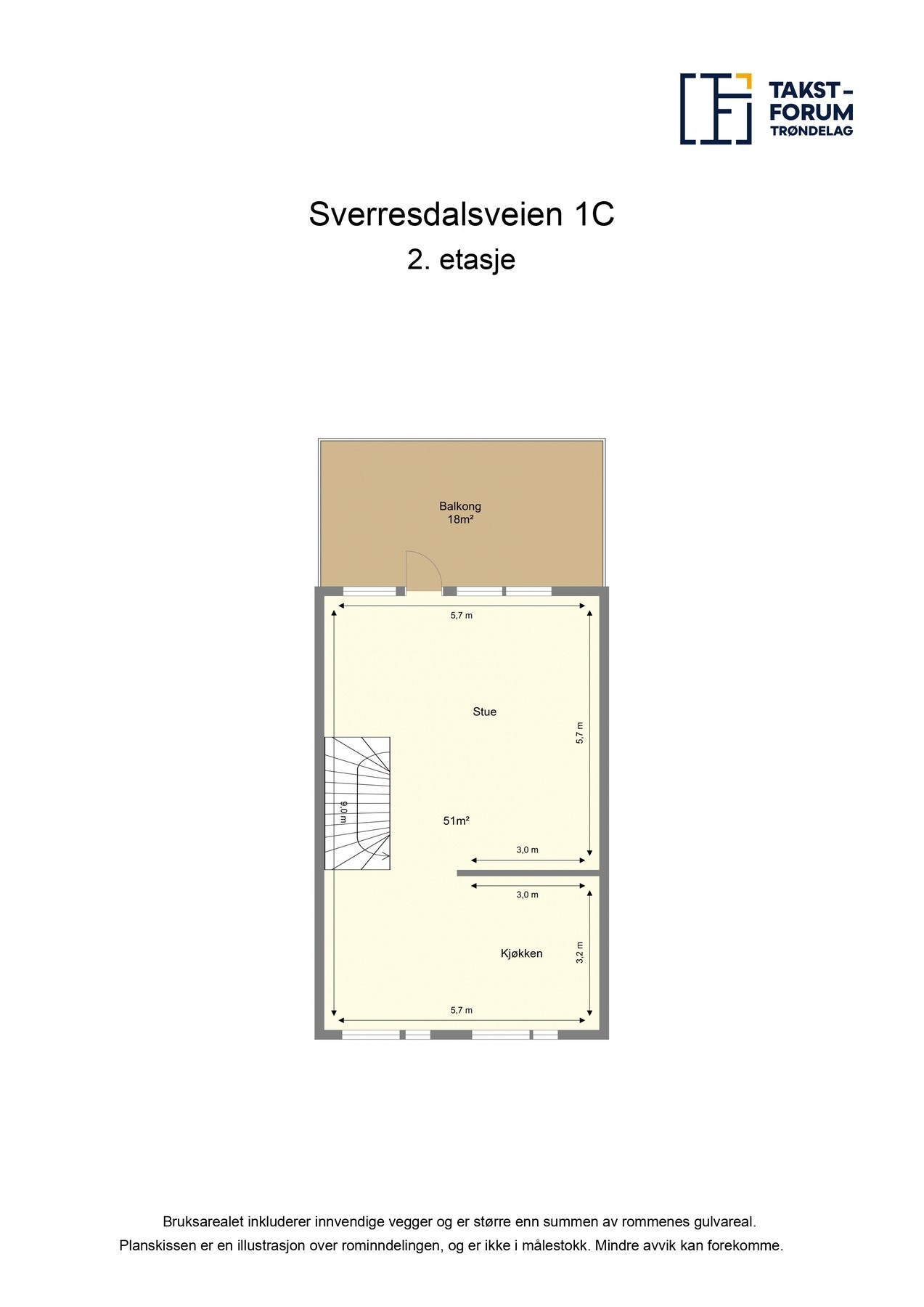 Planskisse 2. etasje. Galleribilde