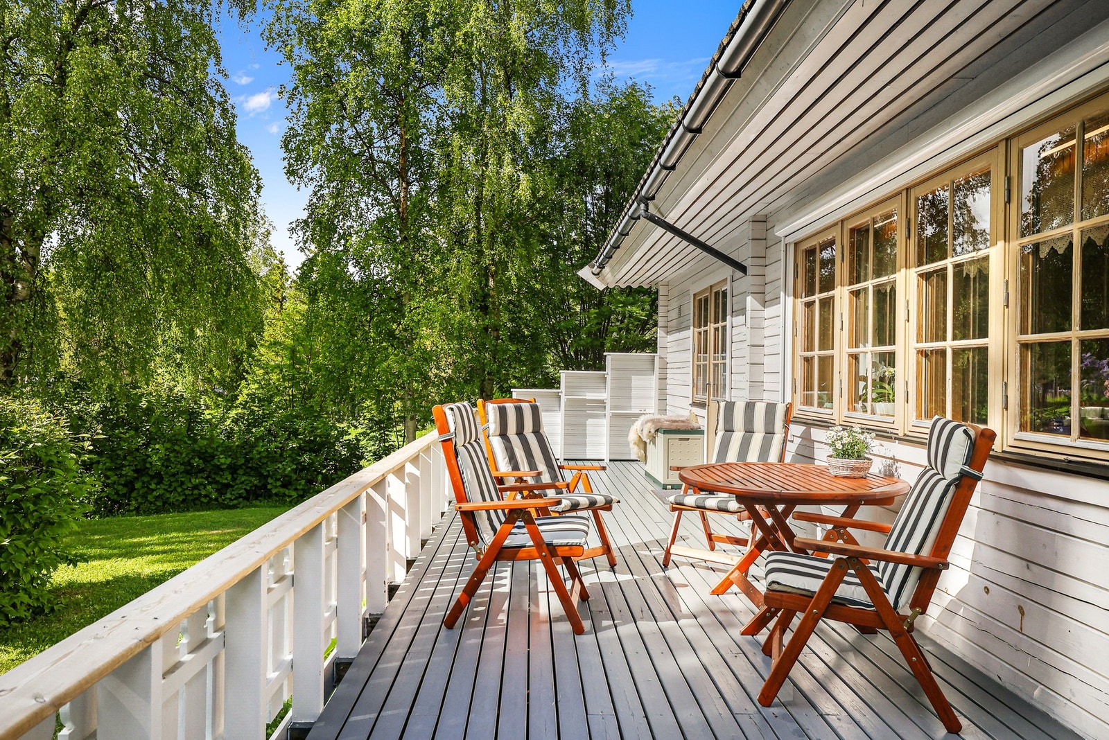 Her er det enkelt å nyte både sommer og vinterdager Galleribilde