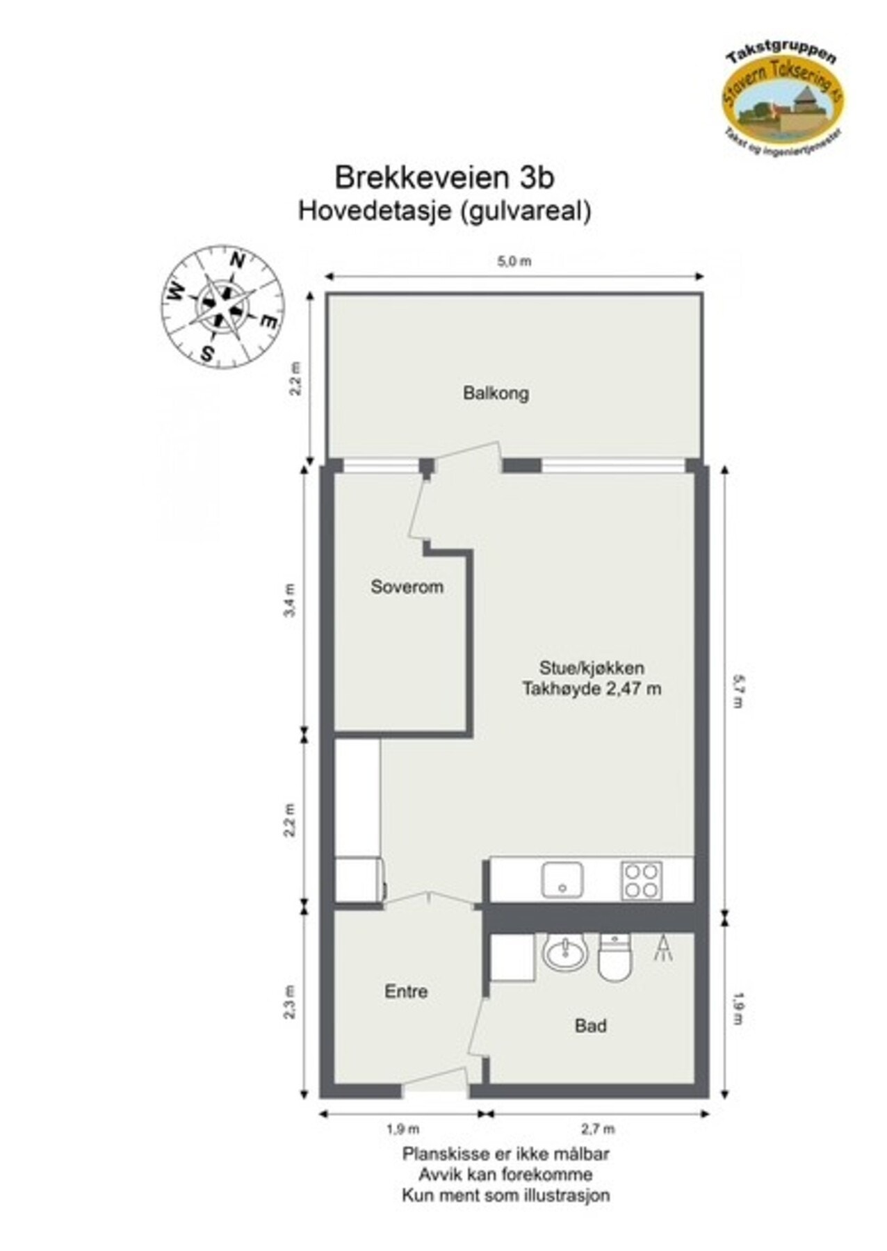 Plantegning Galleribilde