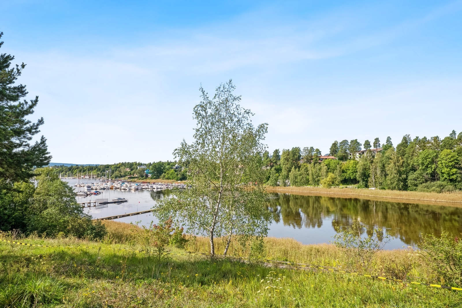 Borettslaget har en egen "100 meter skog" i umiddelbar nærhet fra boligen, for lek og utfoldelse Galleribilde
