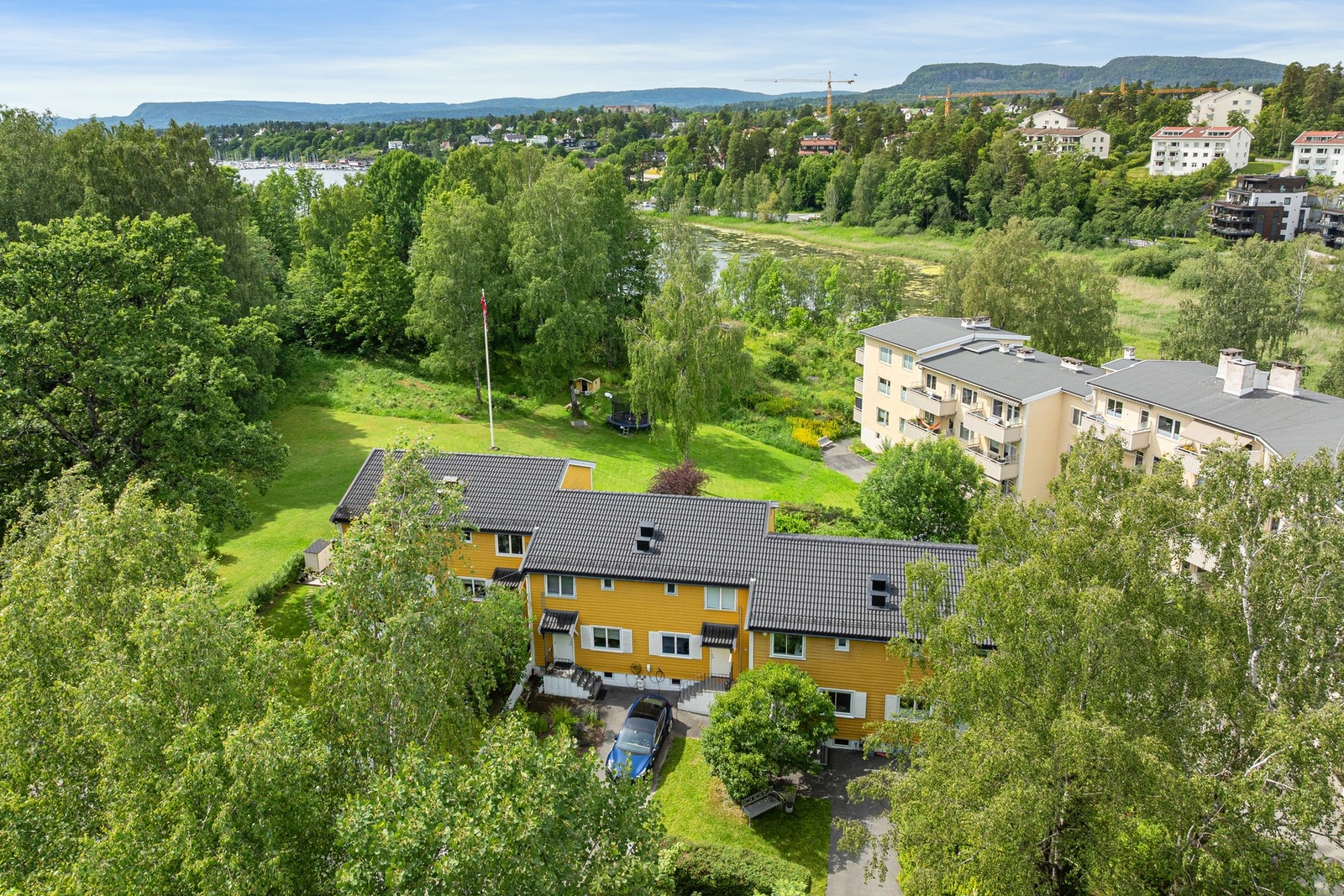I borettslaget er det et eget selskapslokale som kan brukes gratis av beboere Galleribilde