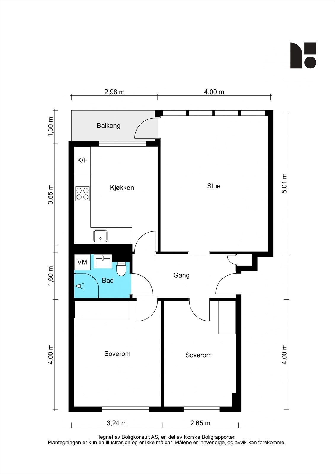 Plantegning Galleribilde