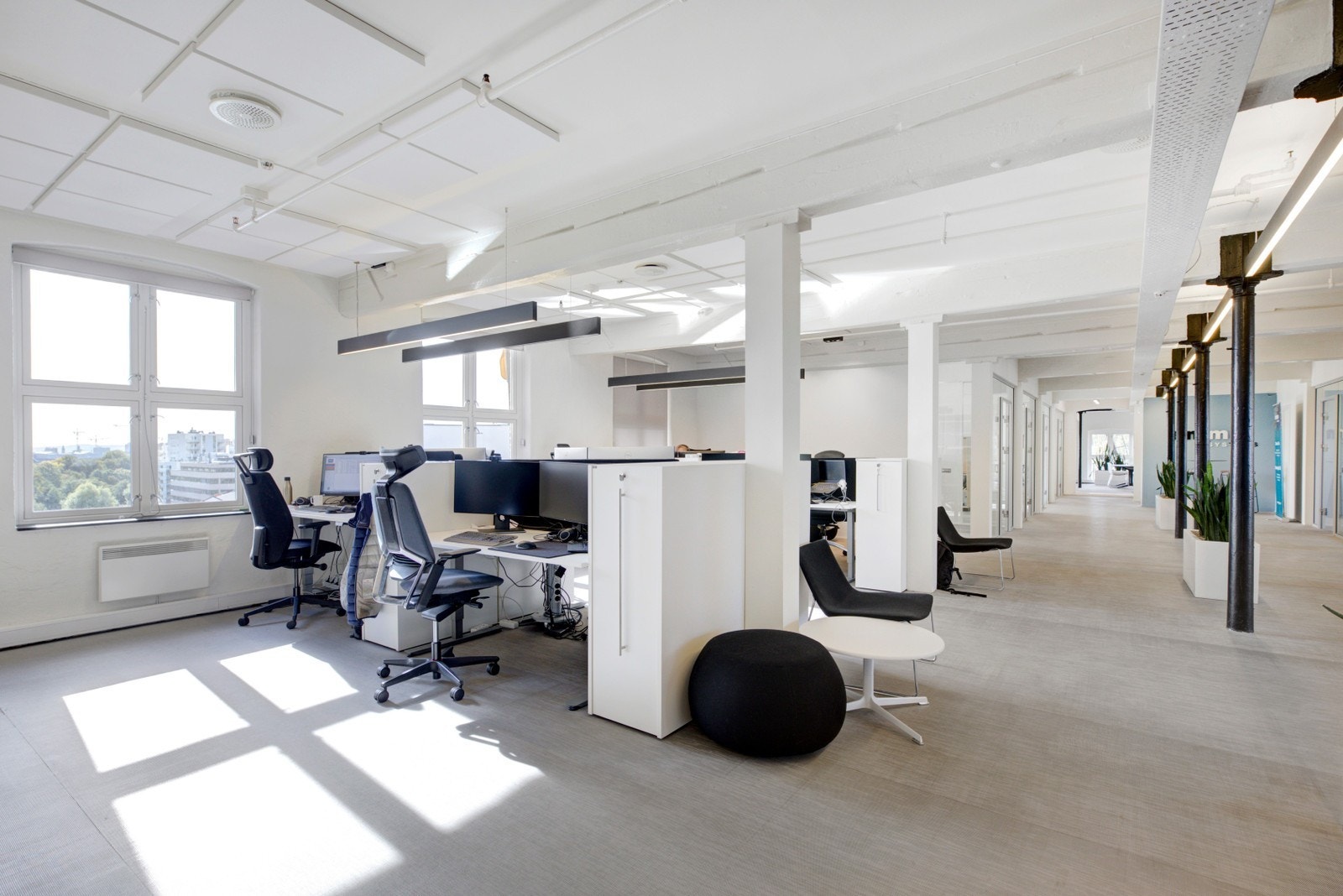 Eksempel på et lokale i bygget. Galleribilde